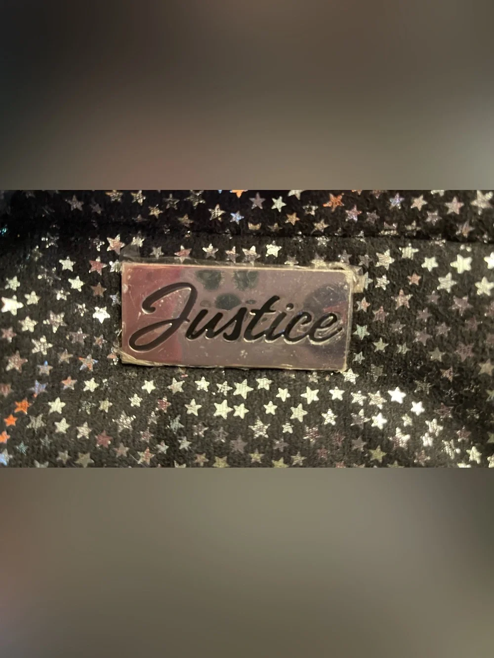 Justice duffle bag