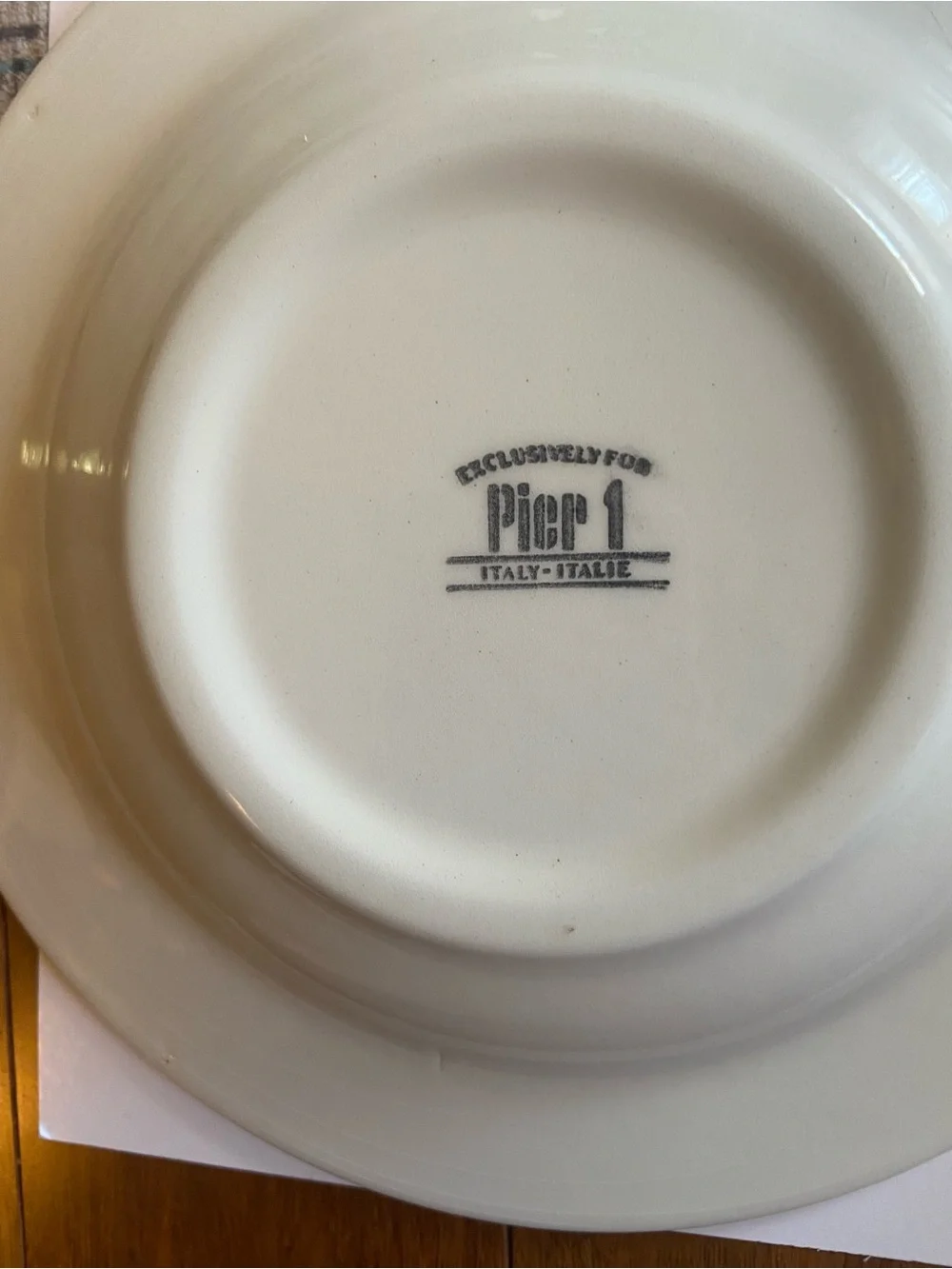 Pier 1 casual ceramic catching