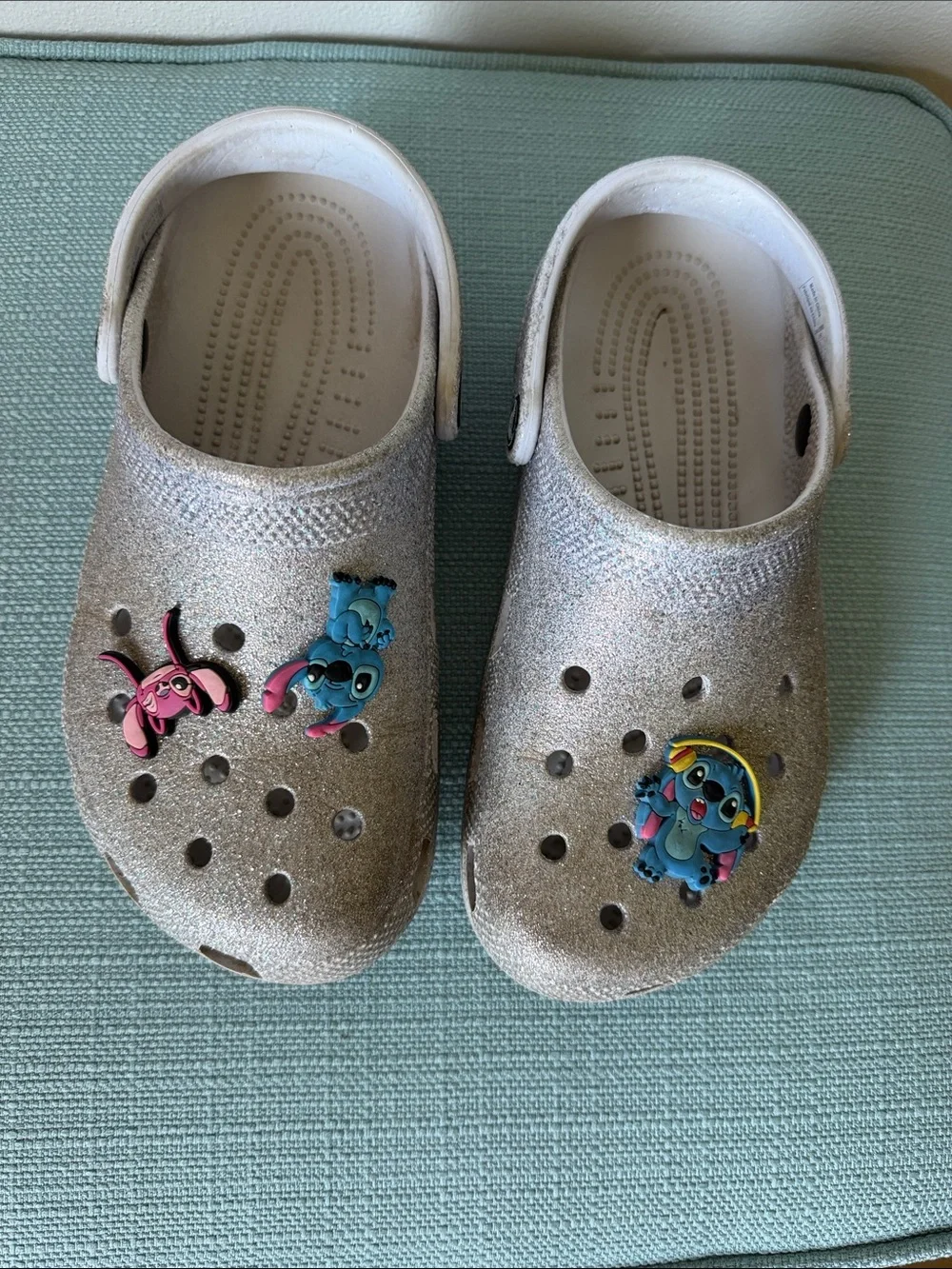 CROCS colorful glitter wear