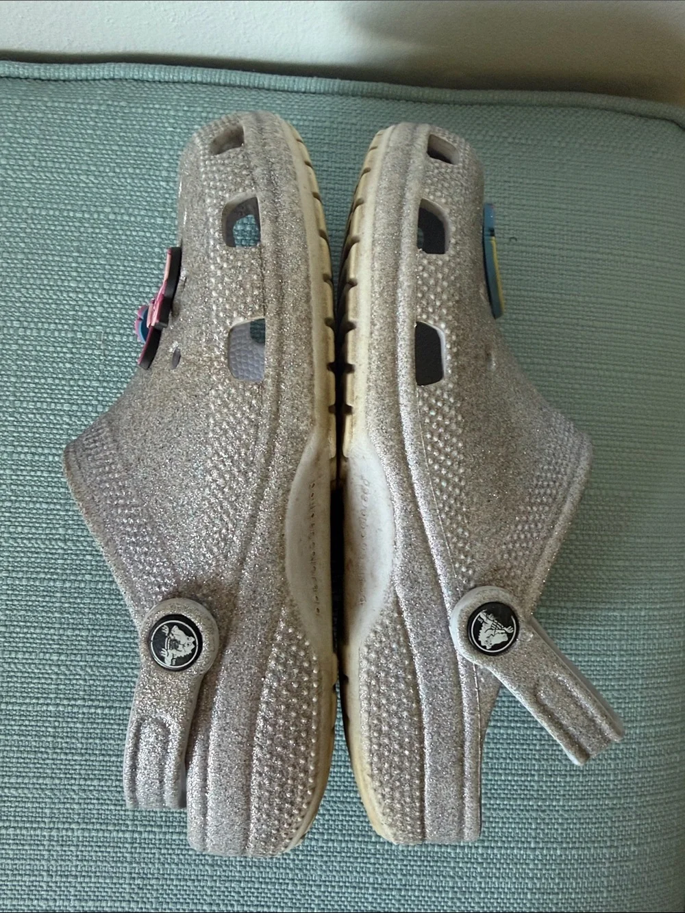 CROCS glitter wear