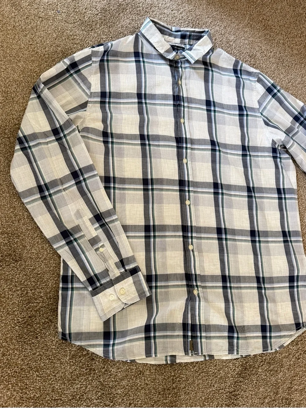 Banana Republic lightweight plaid