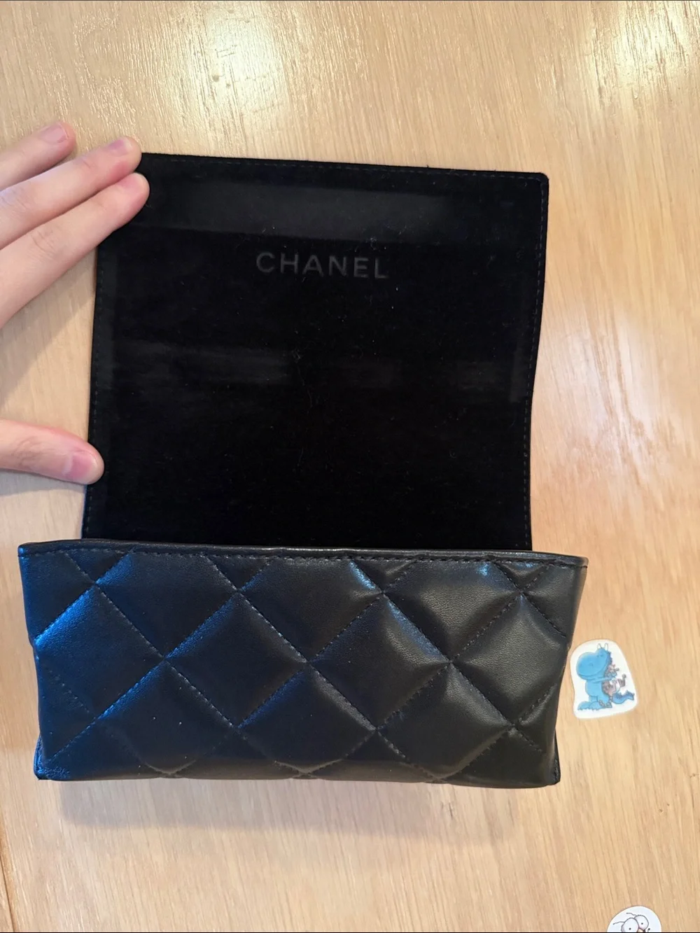 CHANEL Black Sunglasses Case