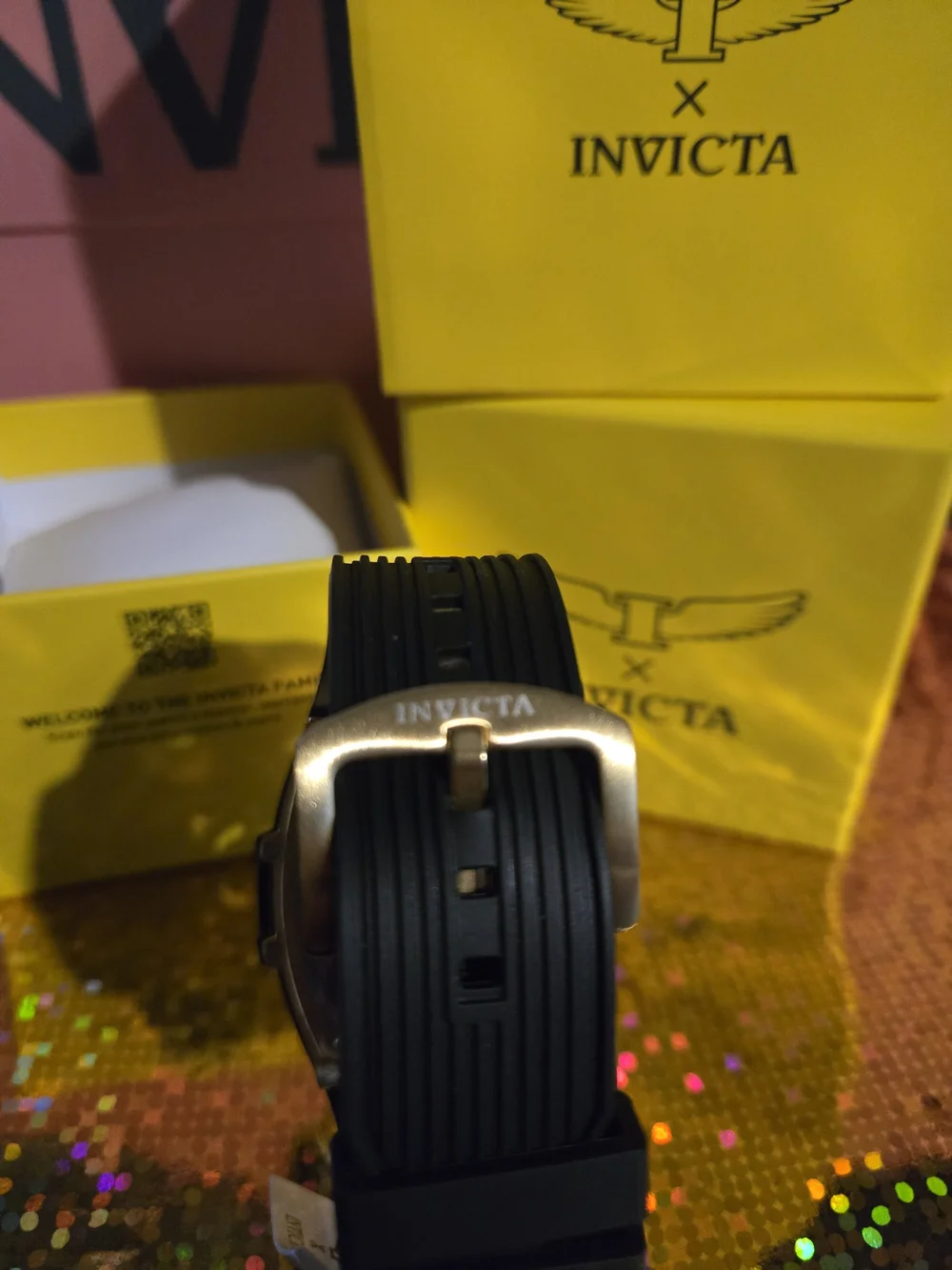 69845 Invicta S1 Rally Racing Mens Watch Skeleton Dial Black Band 50mm