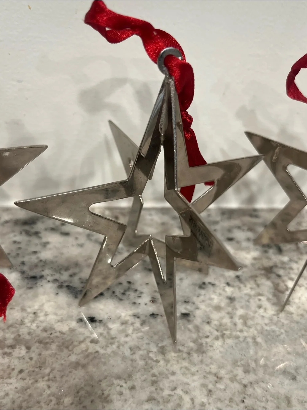 Restoration Hardware shiny silver