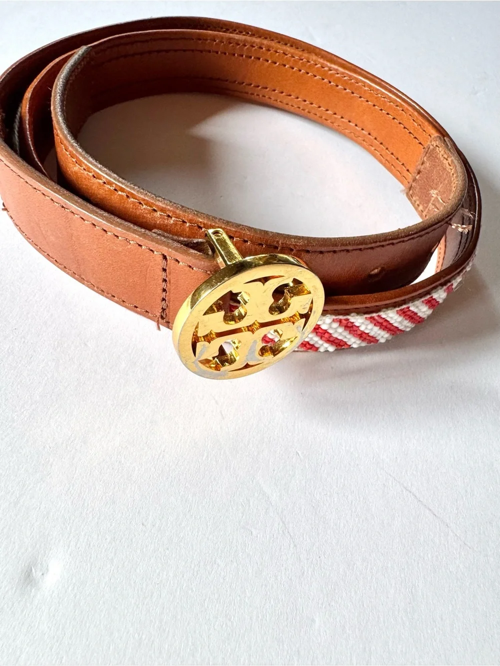 Tory Burch red white