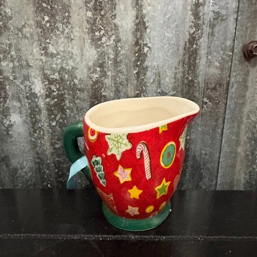 Christmas Measuring Cups Set of 3‎ Ceramic Holiday Baking Kitchen Decor