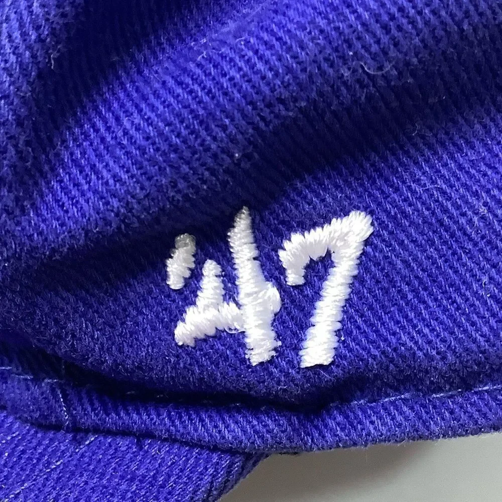 47 Brand Texas Ranger Kids Blue/White Baseball Cap Hook & Loop
