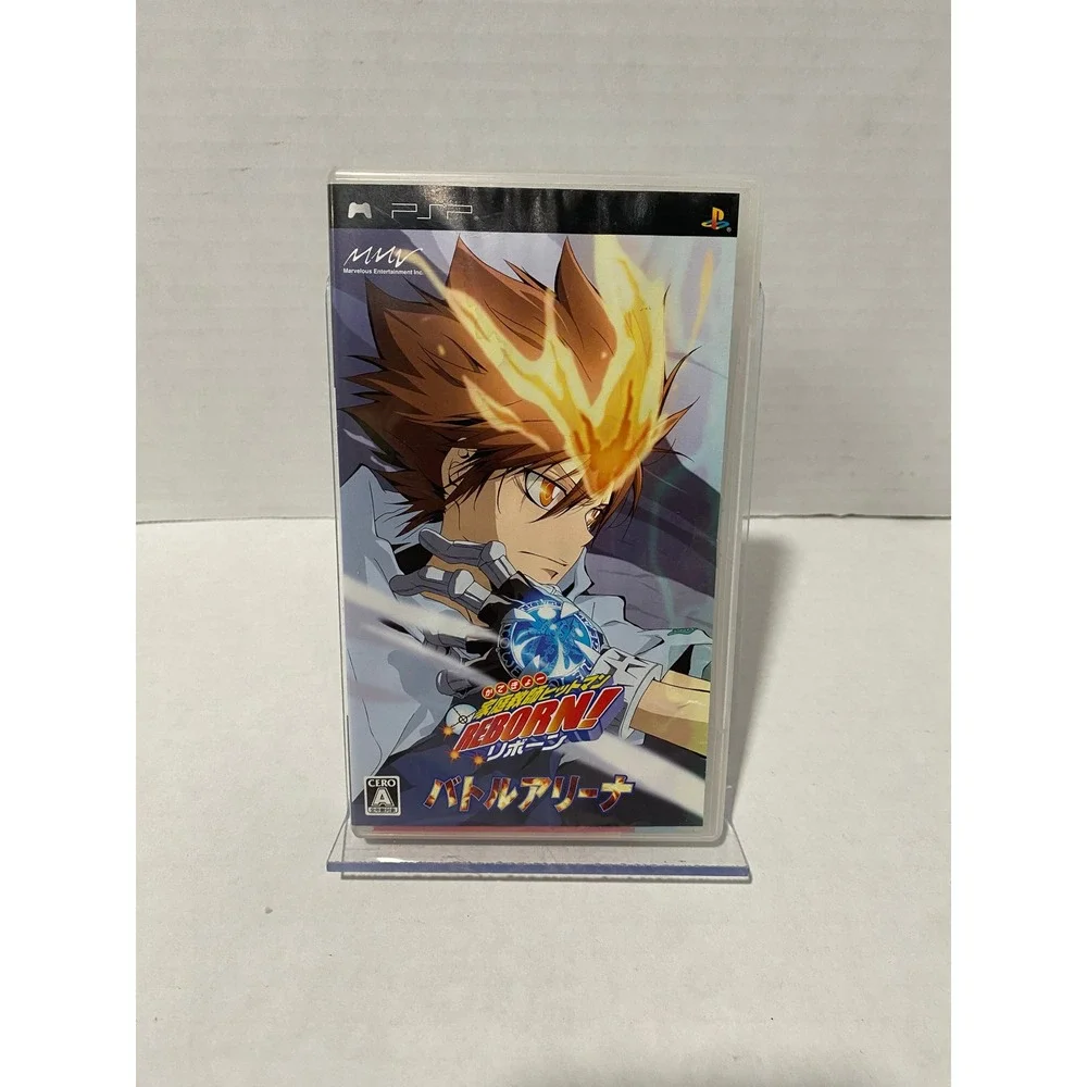 Marvelous Katekyo Hitman Reborn Battle Arena PSP Japan CIB Excellent