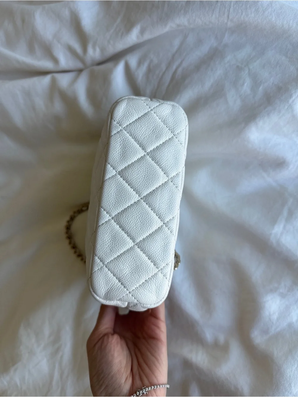 CHANEL authentic white