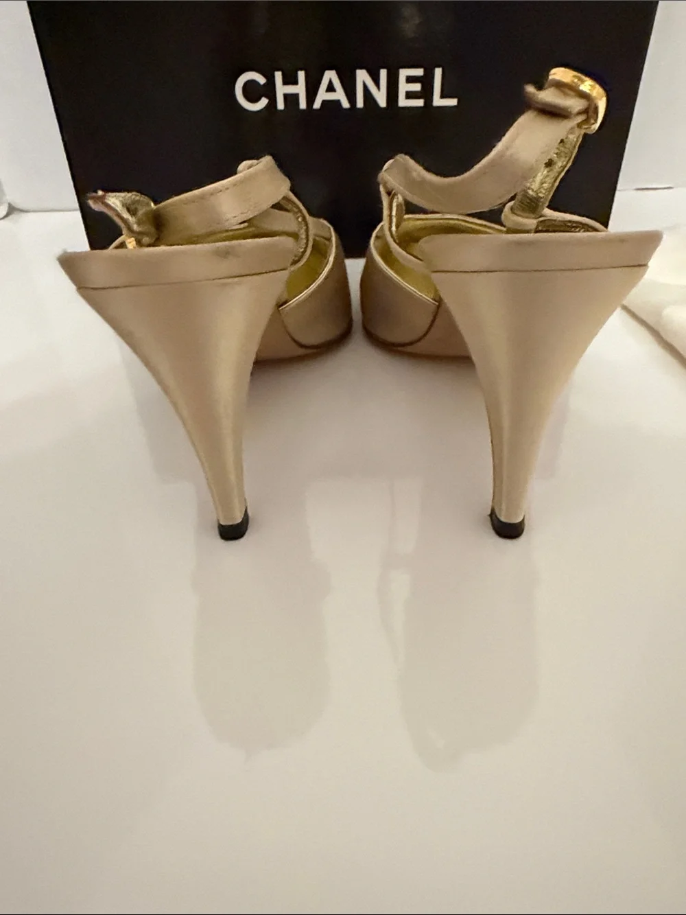 CHANEL slingback pumps