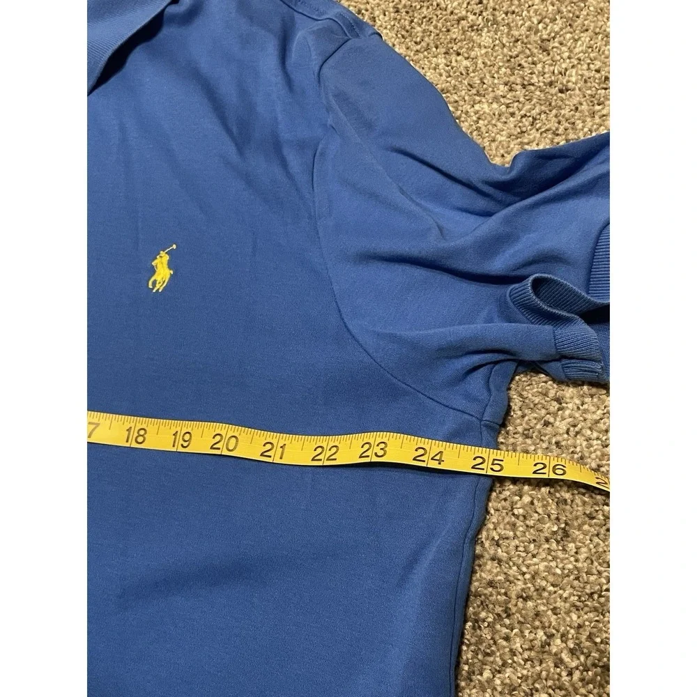 Polo Ralph Lauren Polo Men's XXL Blue Short‎ Sleeve Preppy Cotton Pony Logo