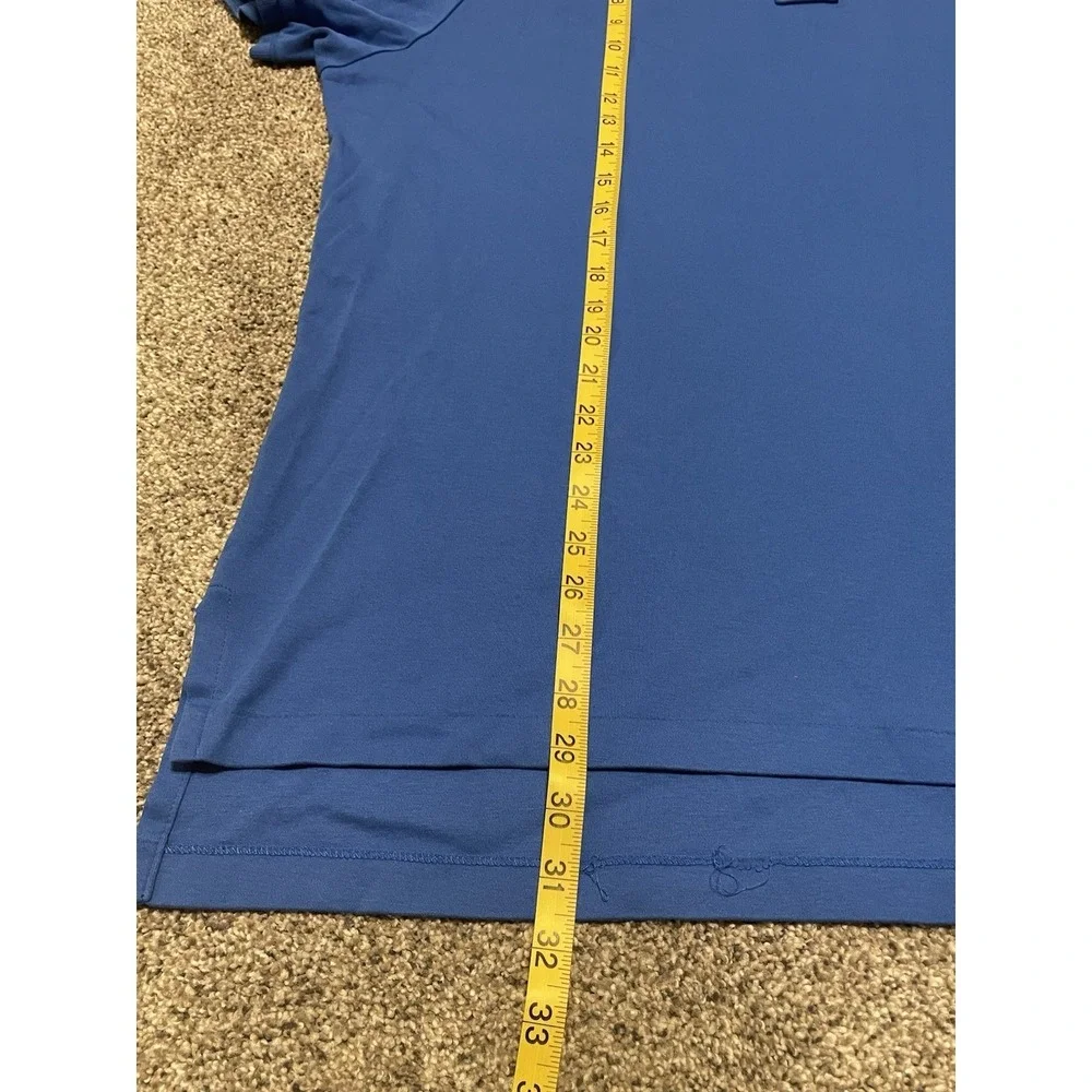 Polo Ralph Lauren Polo Men's XXL Blue Short‎ Sleeve Preppy Cotton Pony Logo