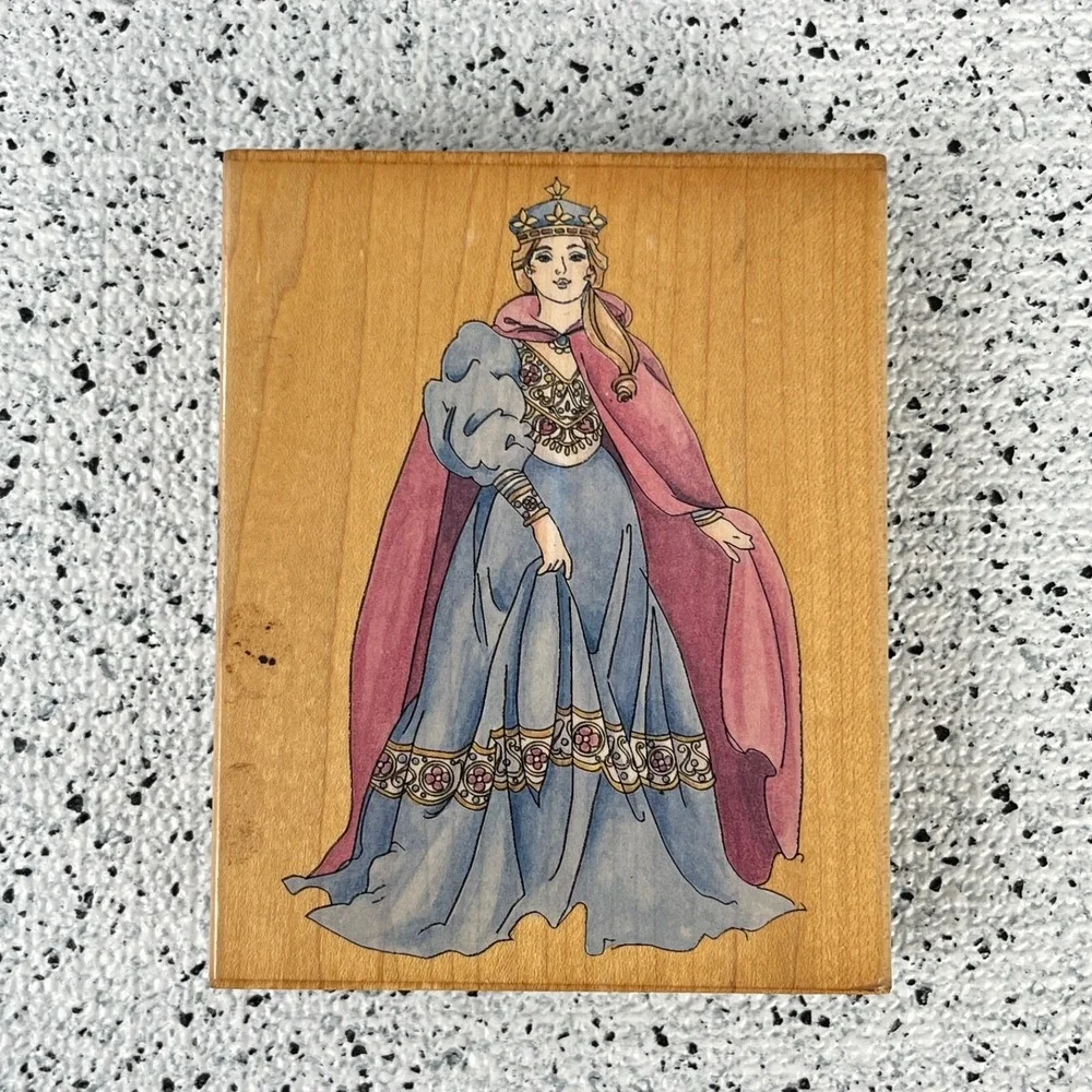 Rubber Stamps Lot of 2 Stamps‎ Happen Inc. King 80095 Queen 80096 Fantasy