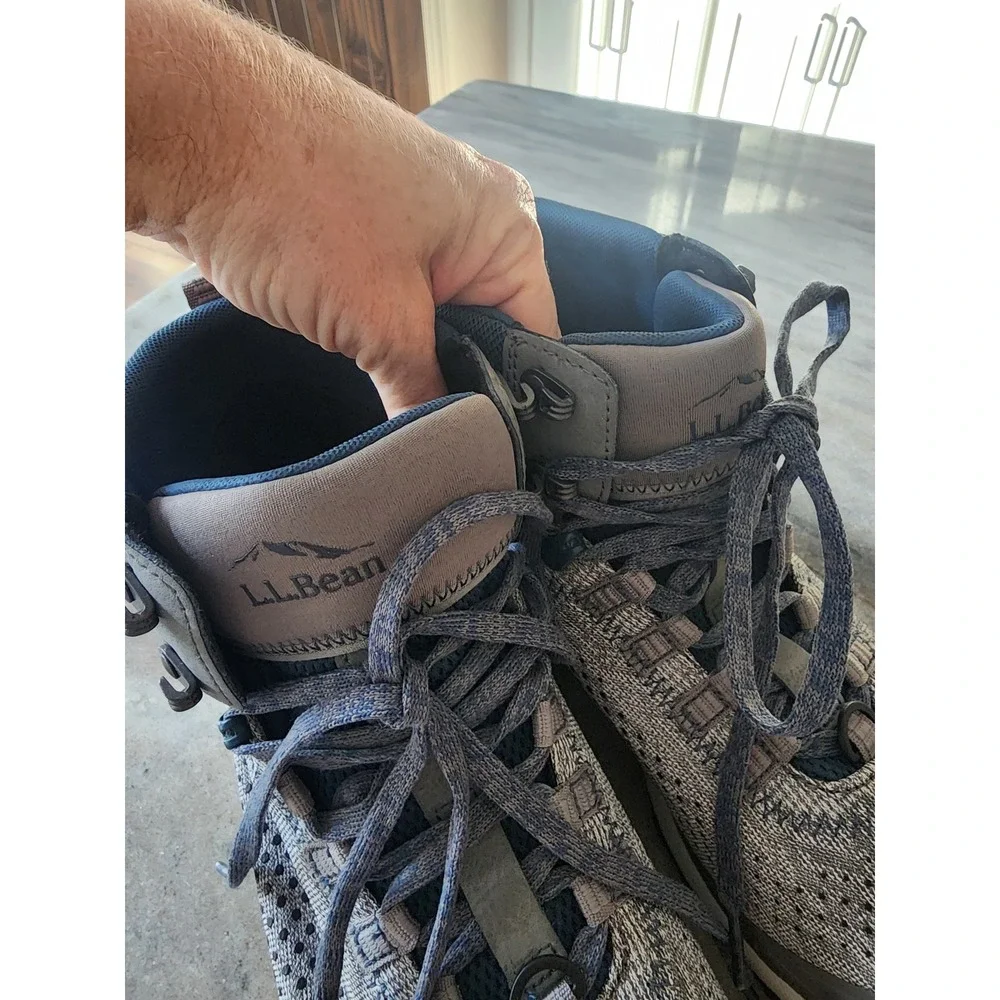 LL Bean Elevation Mens‎ Trail Hiker Waterproof Knit Hiking Boots Size 10M NWOT