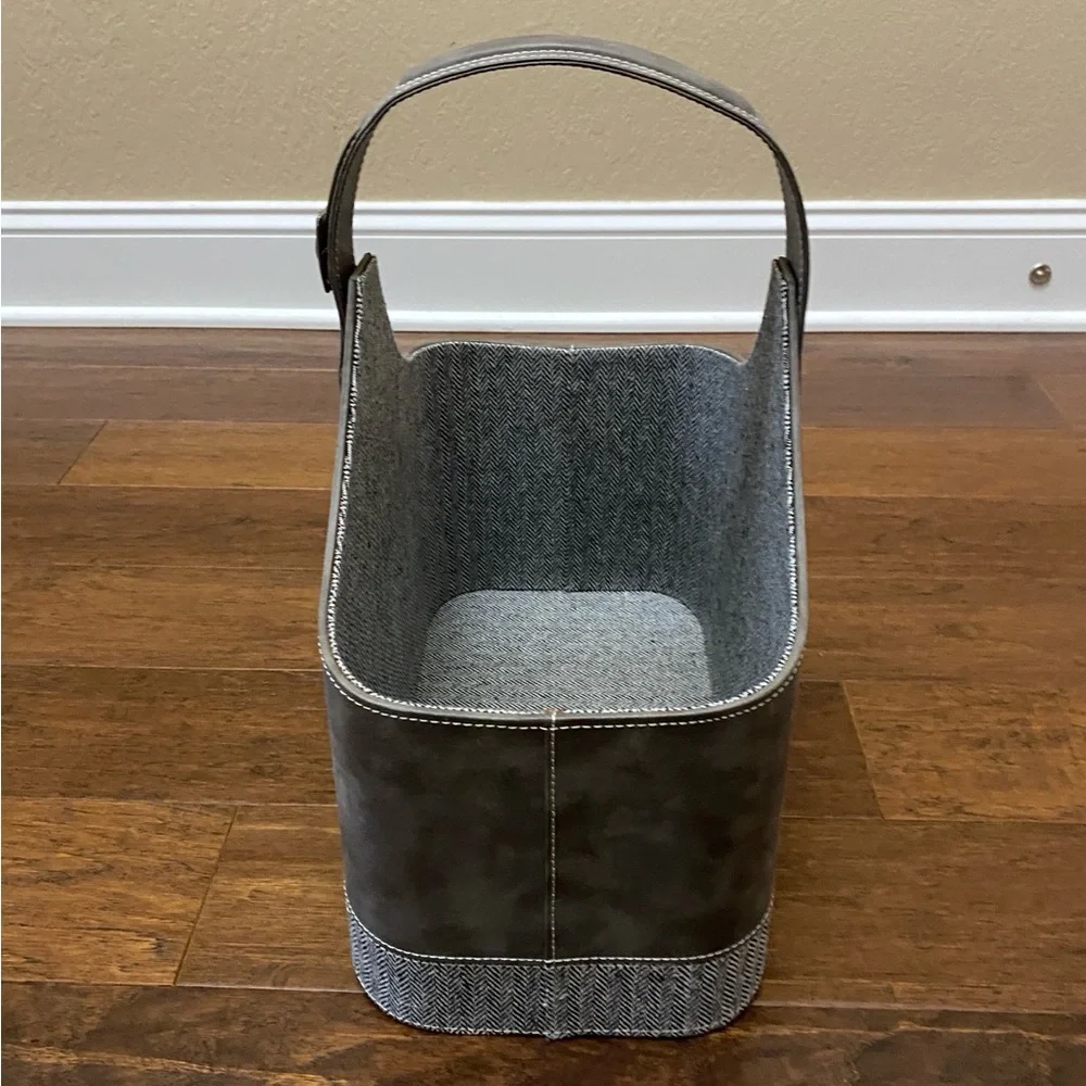 N/A gray faux