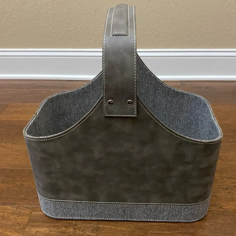 N/A gray faux