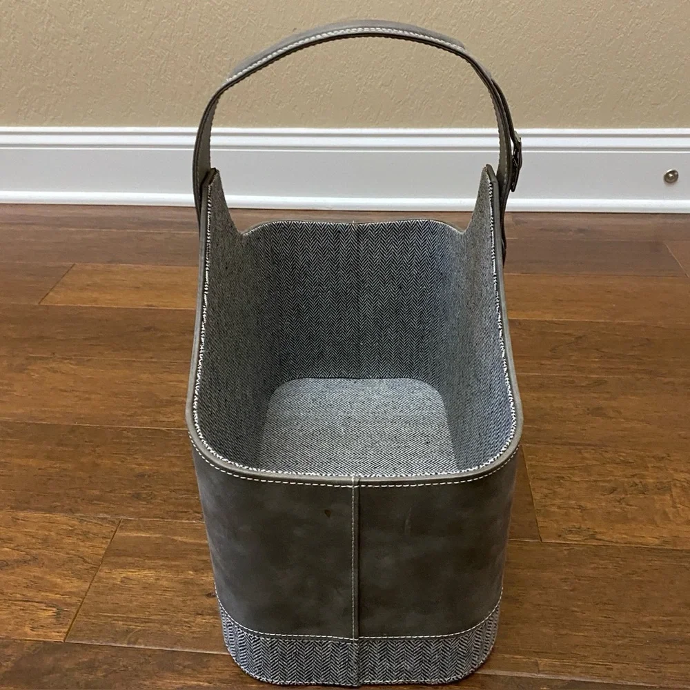 N/A gray faux