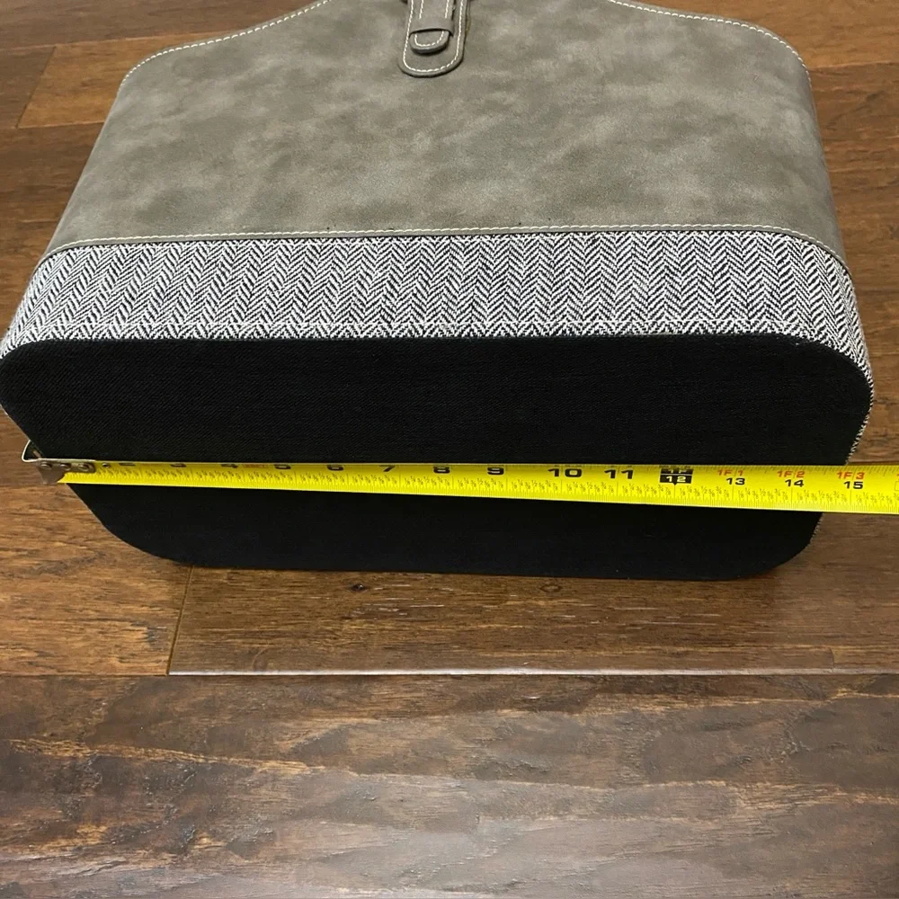 N/A gray faux