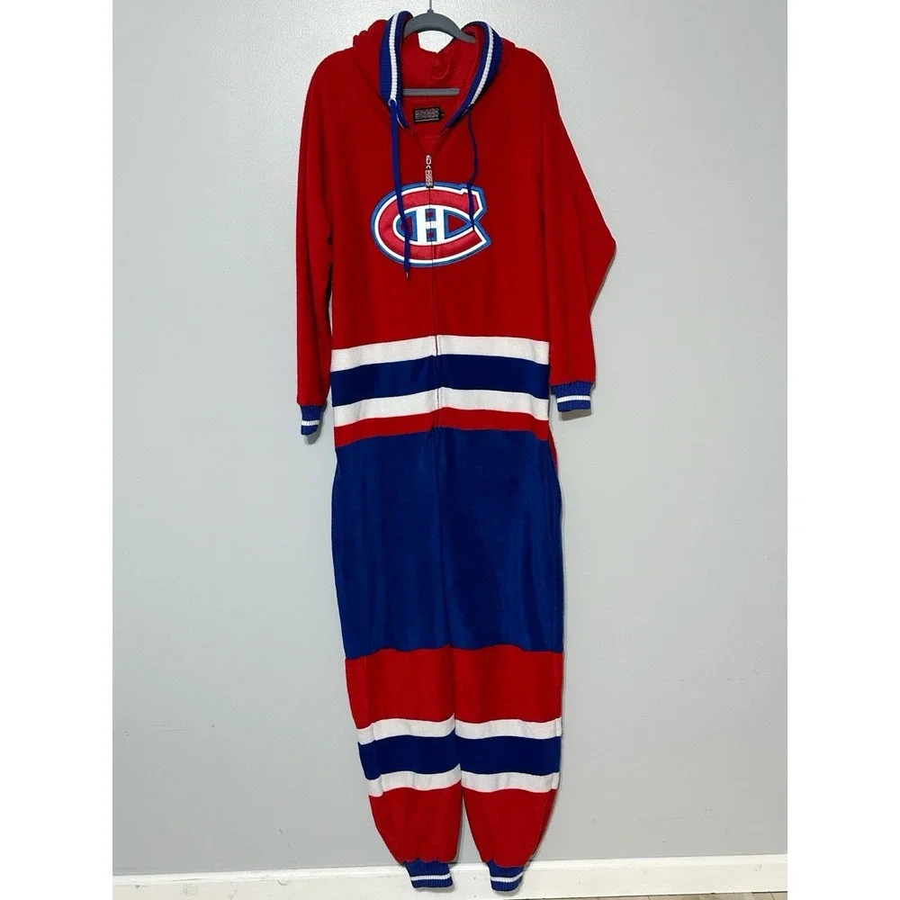NHL MONTREAL Canadians‎ HOCKEY SOCKEY Men's Size Large One Piece