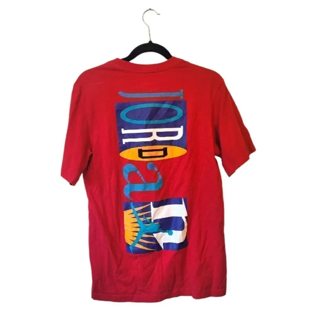 Air Jordan Red Vintage Logo T-Shirt