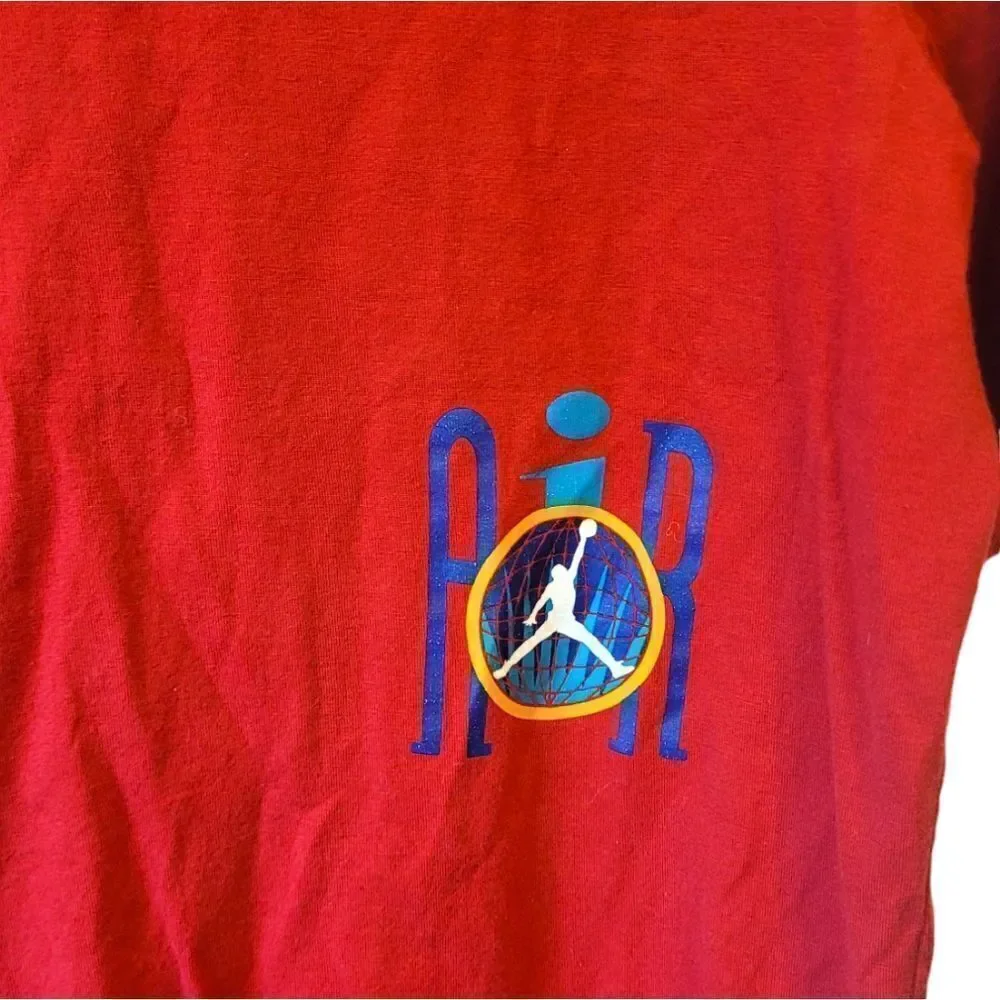 Air Jordan Red Vintage Logo T-Shirt