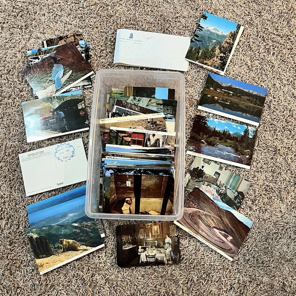 Lot Of Vintage Postcards Travel Souvenir Ephemera Craft‎ Supplies Junk Journal