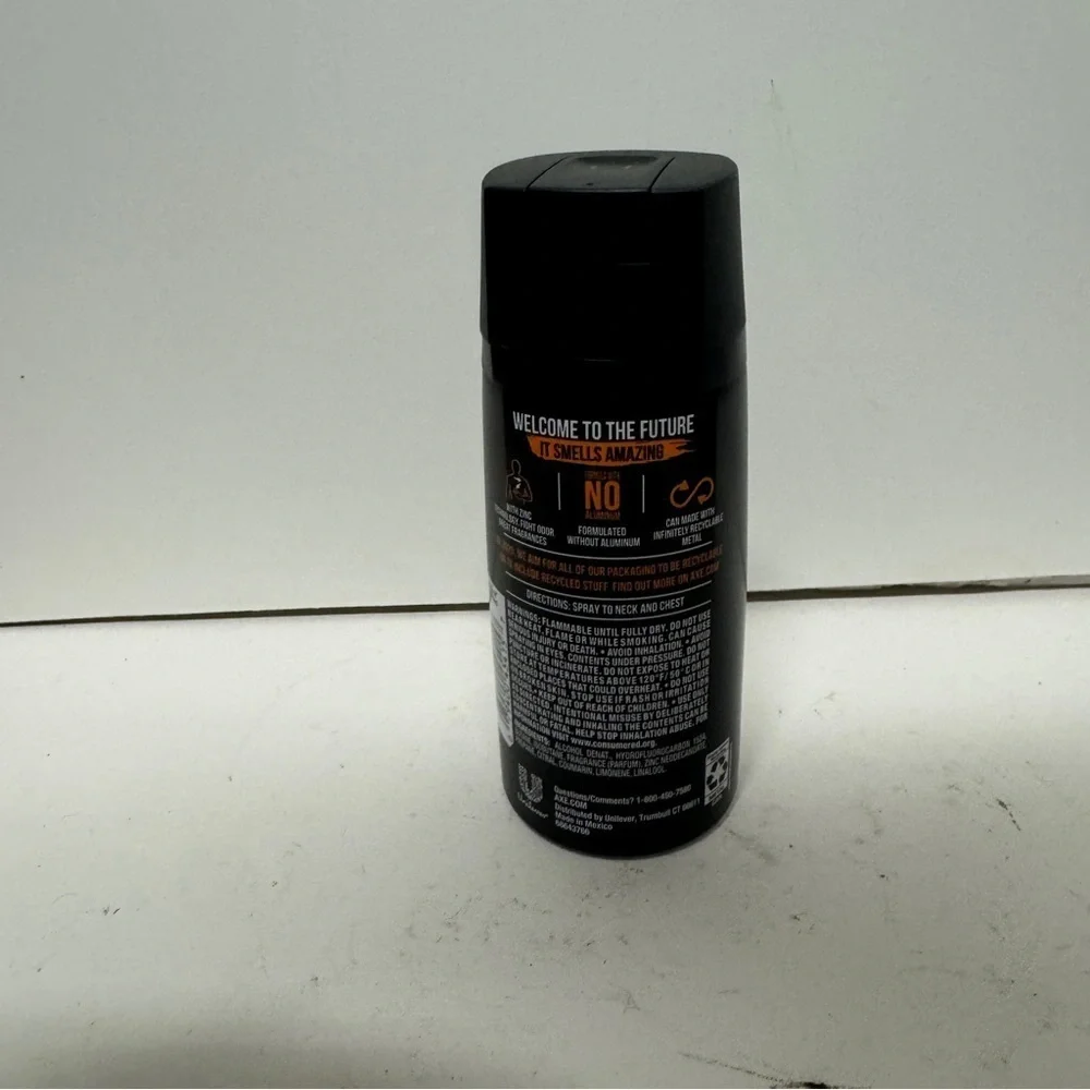 Axe Gold Citron Body Sprays Cool Citrus and White Woods Scent 4 OZ