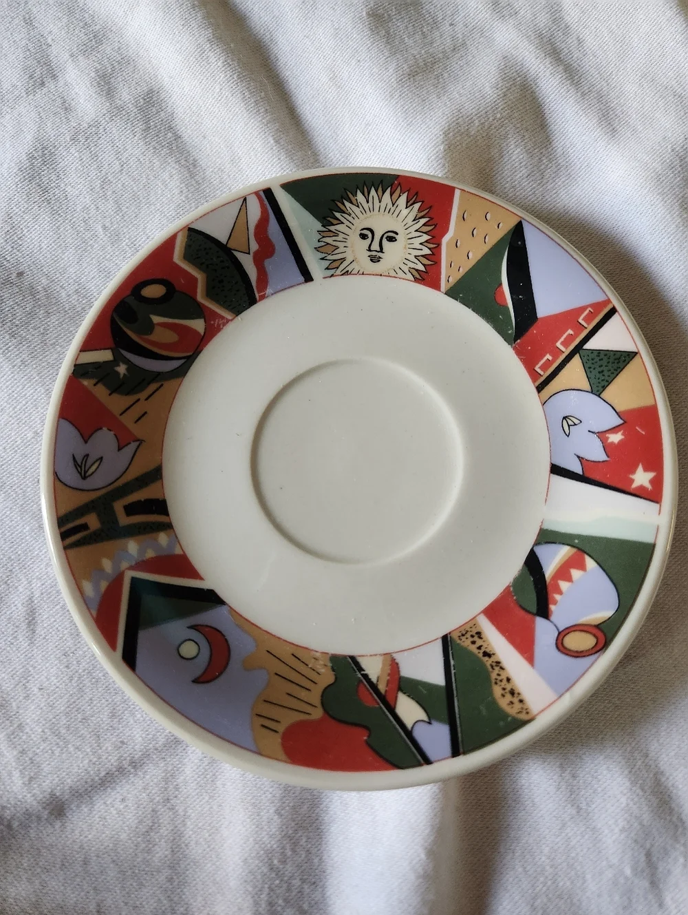 Vintage Cup & Saucer vintage sunflower