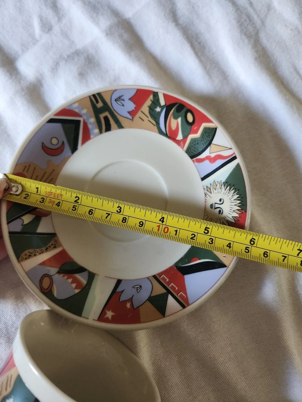 Vintage Cup & Saucer vintage sunflower