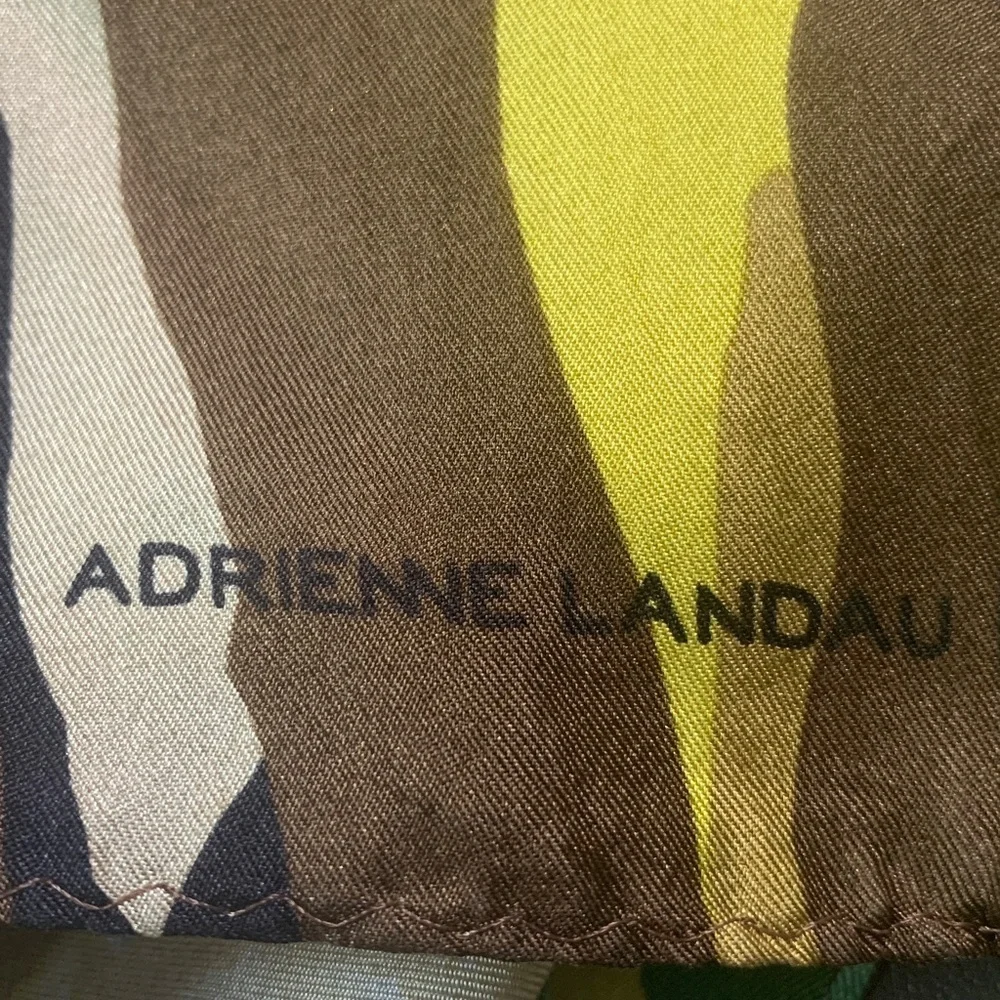 Adrienne Landau silk scarf