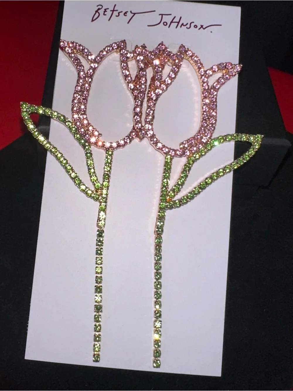 Betsey Johnson sparkling tulip