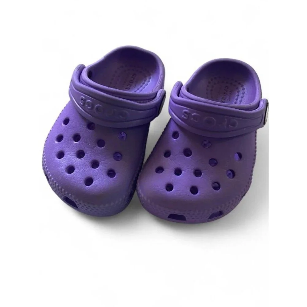Crocs Kids' Purple Clogs 5C