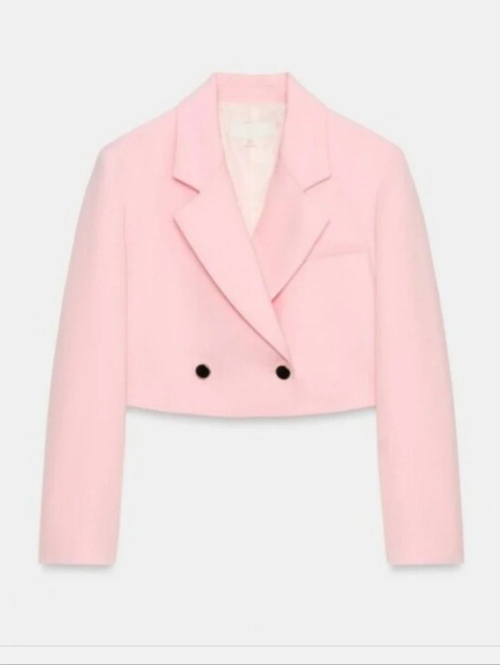 Zara Set 2 Pc Blazer & Pleated Shorts Pink Size M/L