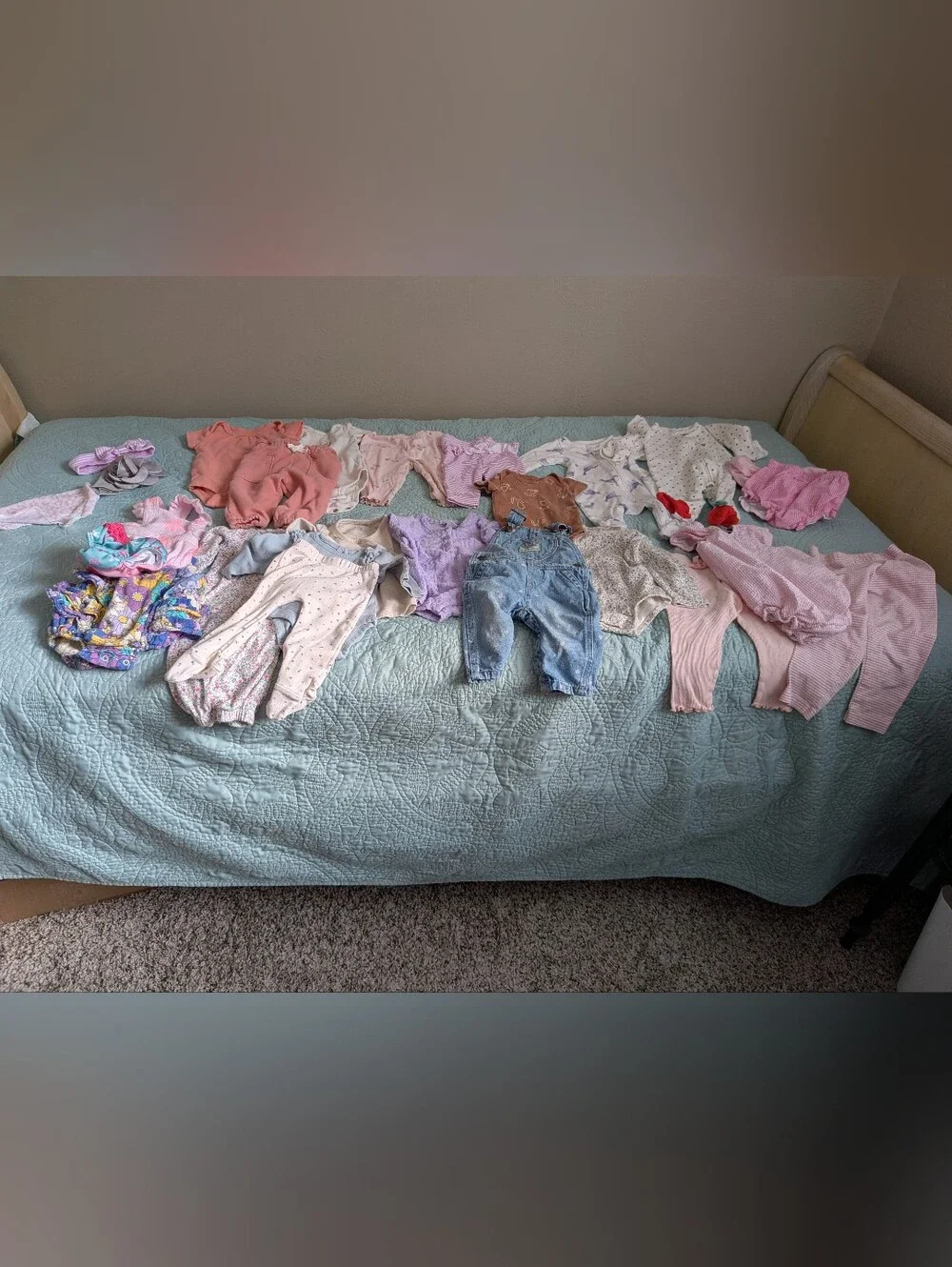 26 Piece Baby Girl Clothes. Carter's, Old Navy, Nautica And More. NB -12 Months
