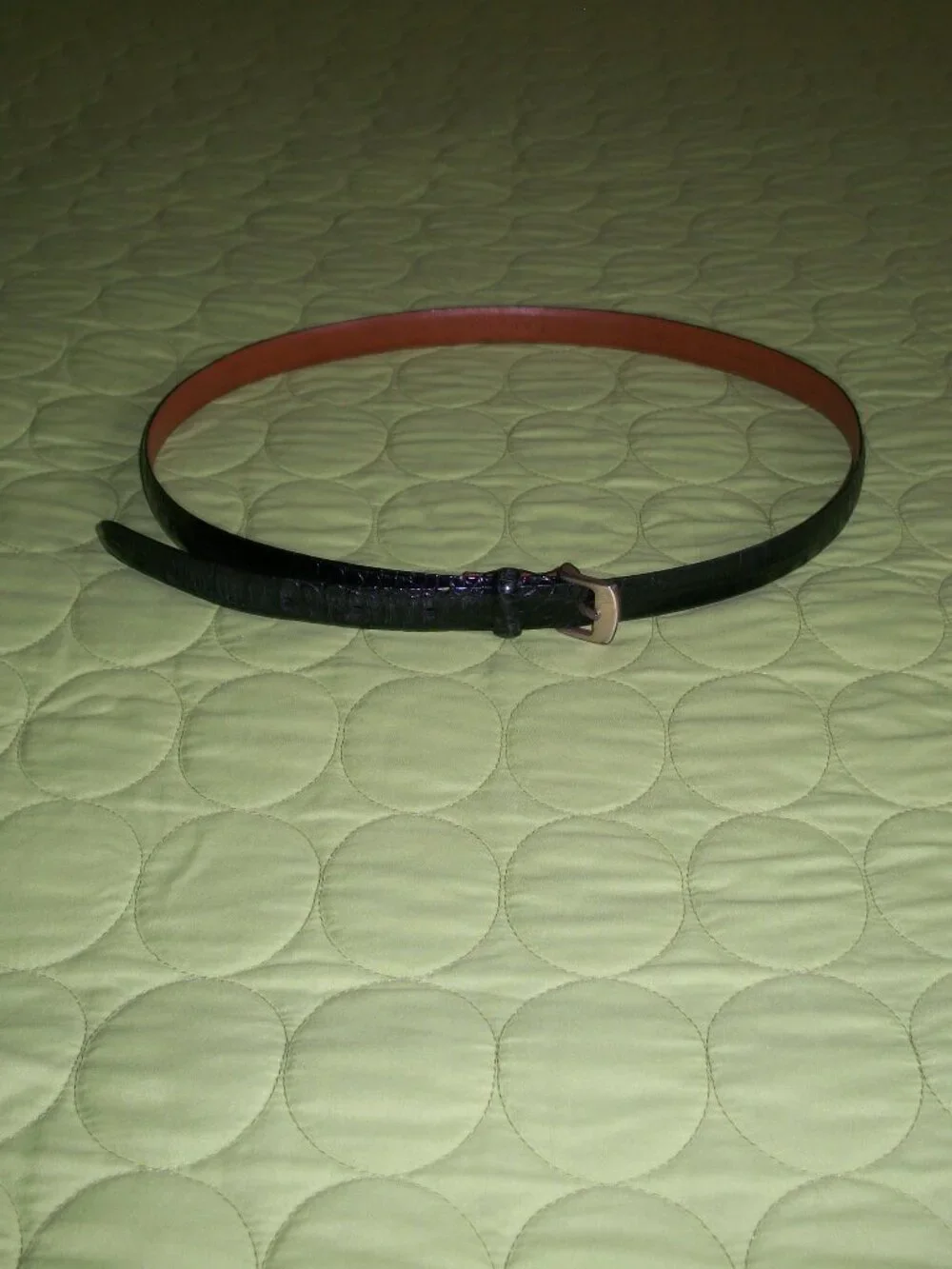Ralph Lauren Black Leather Belt Size XL