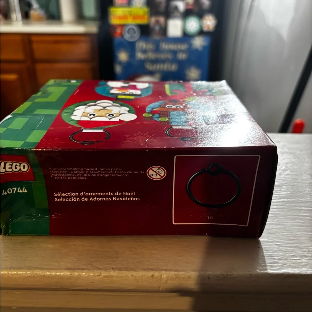 Lego gift santa ornaments