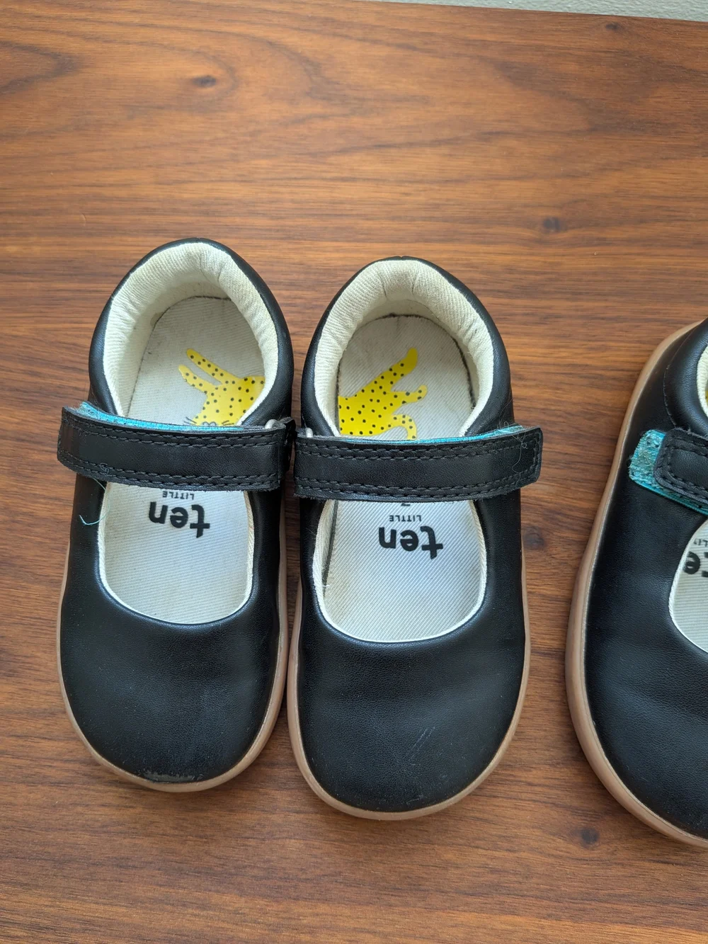 Ten Little shoes during