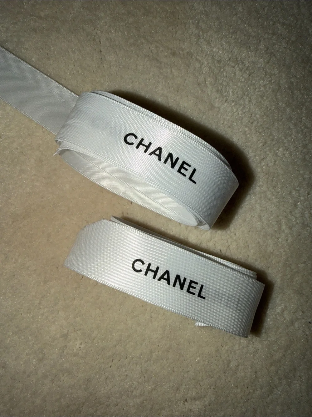 Chanel 1” Ribbon - Set of 2