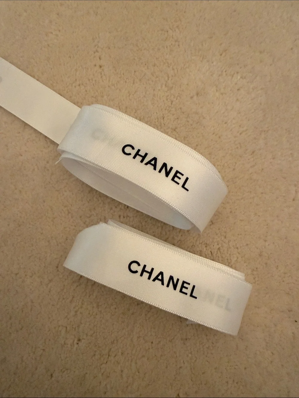 Chanel 1” Ribbon - Set of 2