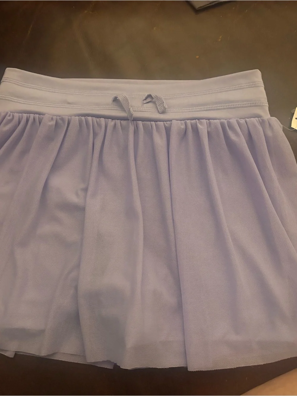 GAP Girls' Lavender Layered Mesh Skort with Drawstring Waist