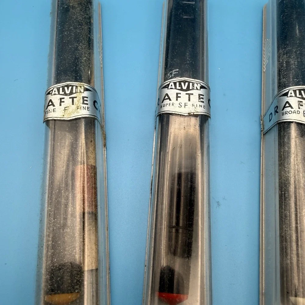 Vintage Alvin Koh-I-Noor Rapidograph Technical Drafting Pens Germany Lot of 4