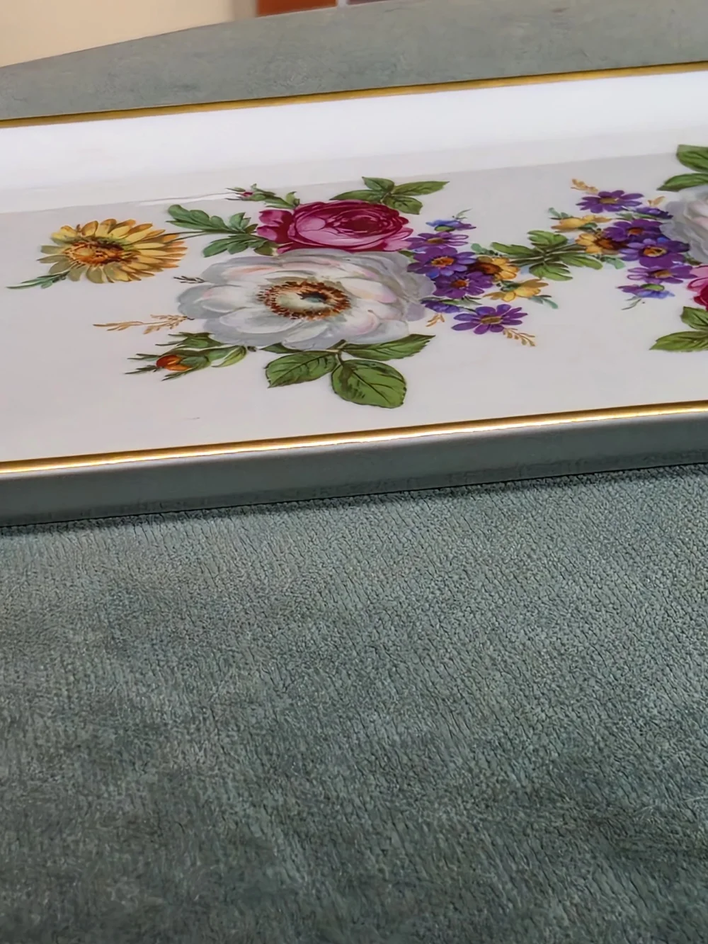 Limoges porcelain vanity