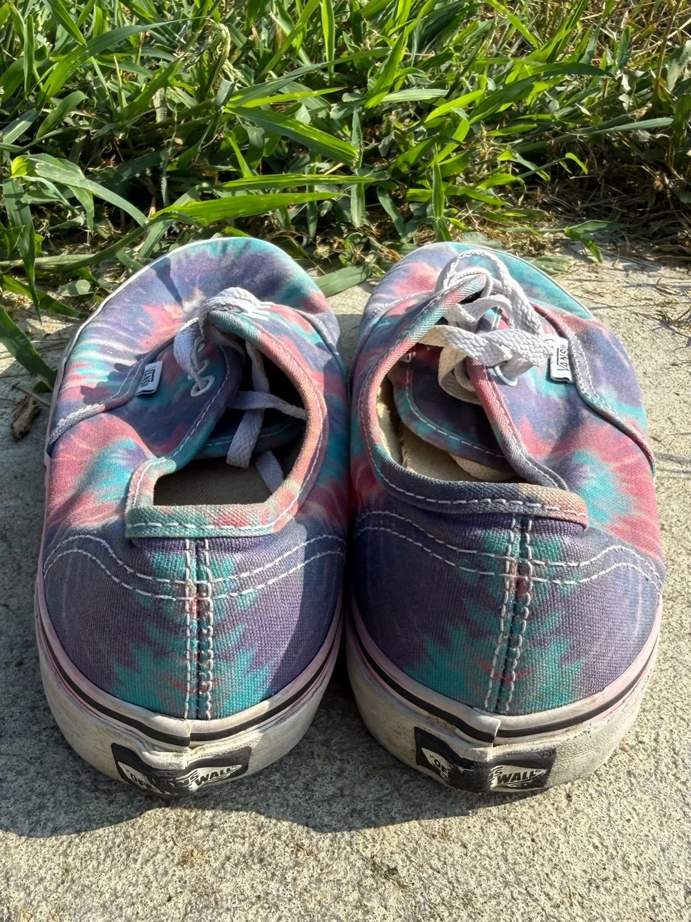 Vans purple flaws pink