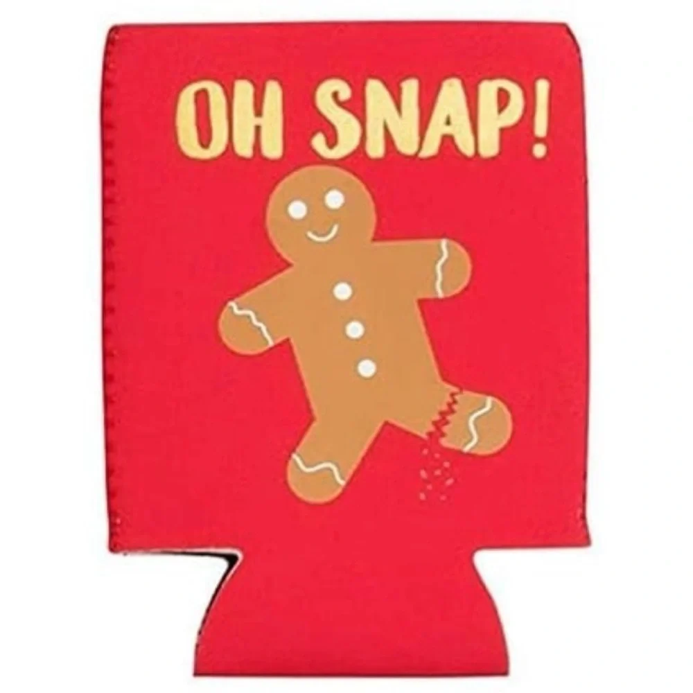 Gingerbread Man Koozie Oh Snap