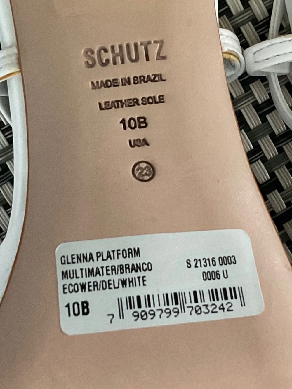 SCHUTZ glenna white