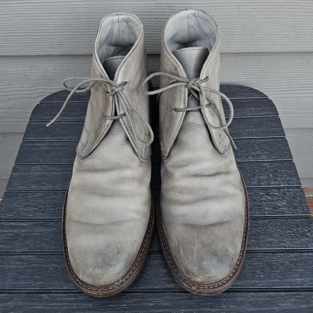 Frye almond green shape