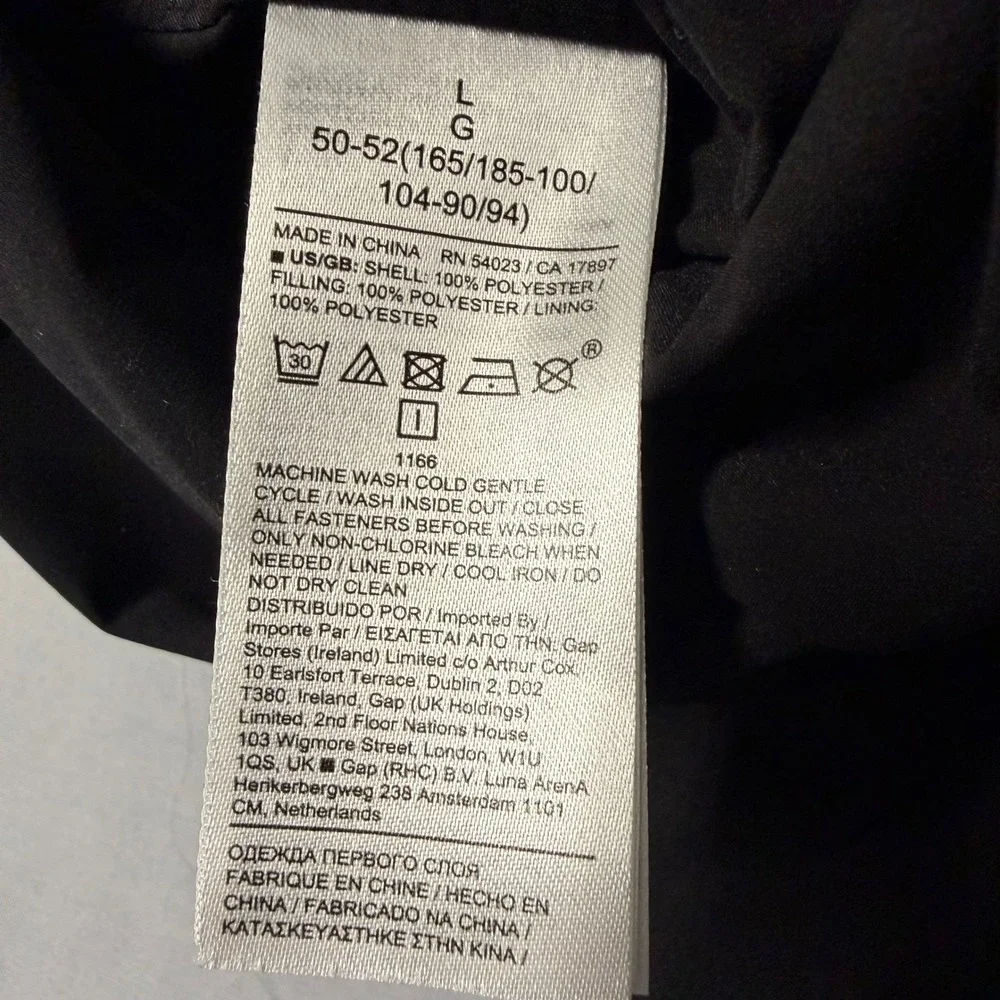 BR Sport Banana Republic Mens Tech Blazer Black Large Water Resistant Sport Coat