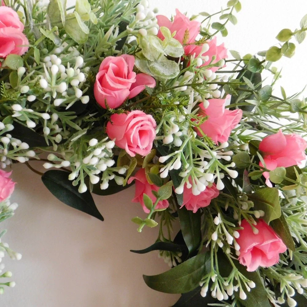 Handcrafted pink offered without