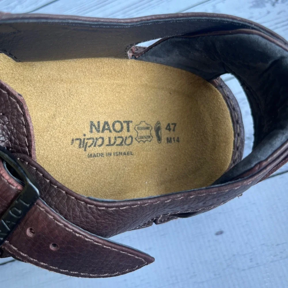 Naot leather fisherman