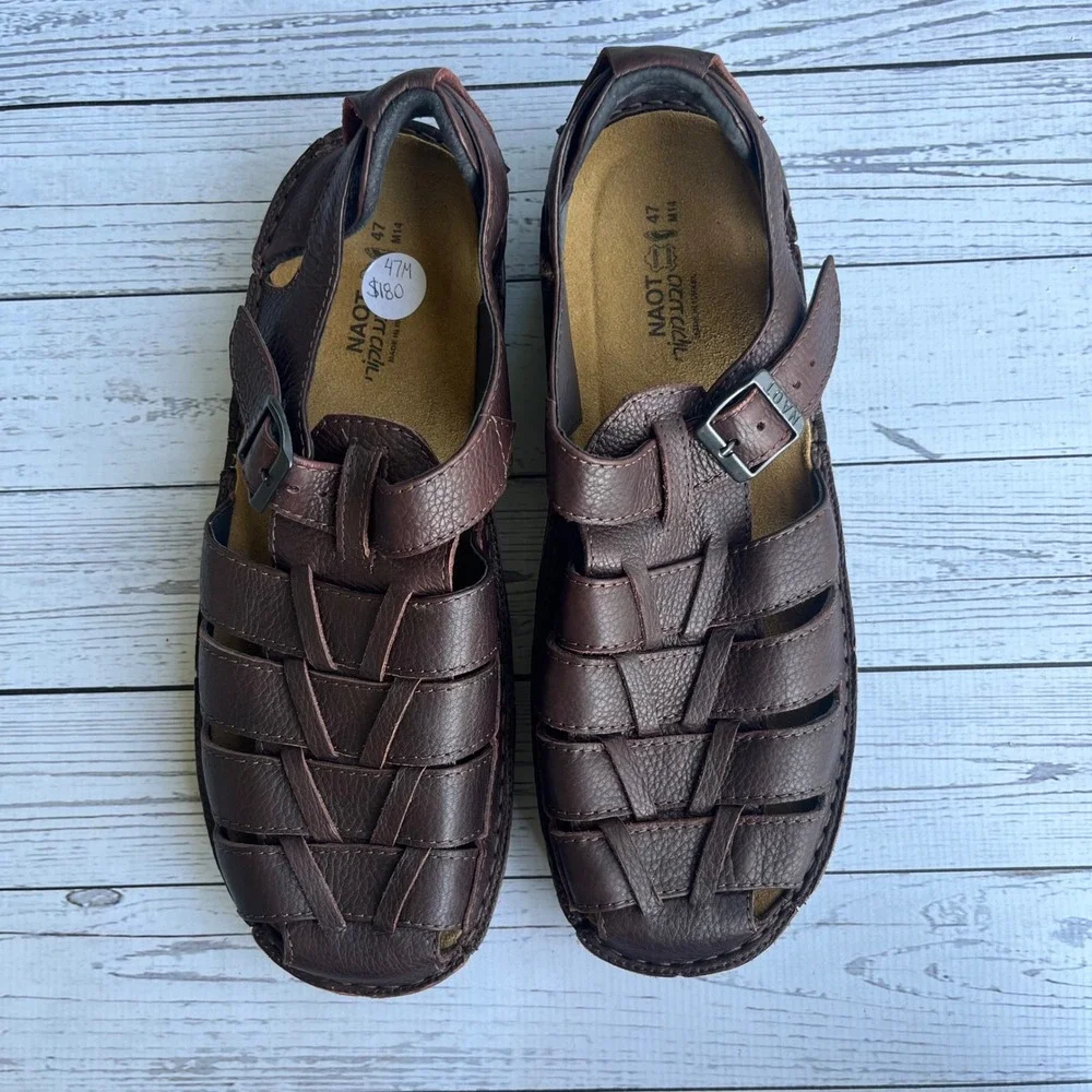 Naot leather fisherman